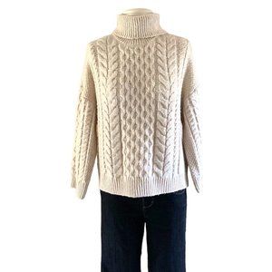 Calvin Klein Cable Knit Turtle Neck Sweater